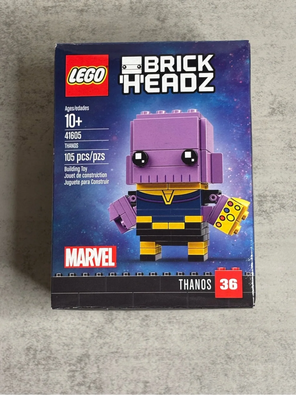 Lego Marvel BrickHeadz Thanos Set (#41605)